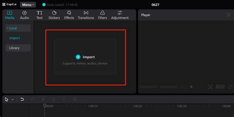 import video in capcut